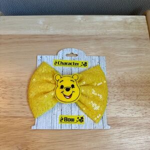 Winnie The Pooh Handmade Hair Clip New in Plastic